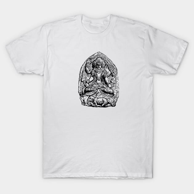 Hindu God T-Shirt by linesdesigns